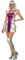 Space Girl kostüm Damen, Alien Kostüm Damen Sexy Glitzer Kleid Weltall Oberteil Silbernes Karnevalskostüm Cosplay Space Kostüm Astronaut Kostüm Fasching Galaxy Kostüm Galaxy Kostüm