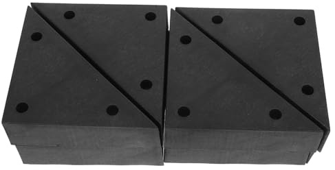 GETAJGHSD 8pièces Lot Meubles Plastique Triangulaires avec Vis pour Canapé Chaises Tables Armoires Lits Nivellement Facile