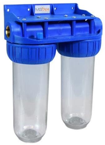 Système de porte filtre à eau, ampoule de 254 mm (10 ), transparent (2 étapes - 1/2 )