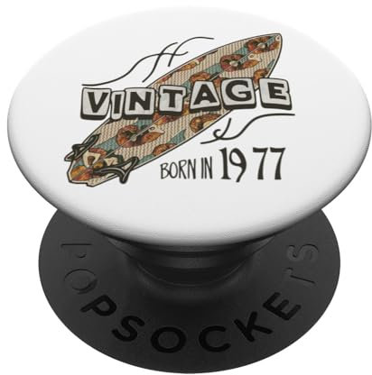 Geboren im Jahr 1977, Vintage Best Of 1977 PopSockets Klebender PopGrip