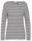 s.Oliver Geringeltes Langarmshirt aus Flammgarn mit U-Boot-Ausschnitt Navy 38