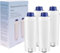 Lot de 4 filtres à eau de rechange pour filtres DeLonghi DLSC002 ECAM 22.110, Esam, ETAM, DLS C002, SER3017, 5513292811, EC680, EC800