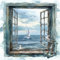 ti-flair Servietten Papier 33x33cm 3-lagig 20 Stück - hochwertig & nachhaltig - Einweg Papierservietten für Maritime Tischdeko Sommerparty Hochzeit Geburtstag Brunch Segelboot Meerblick Fenster