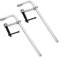Agwuoetr 2 Pack F Clamps 12 Inches Welding Clamps Steel Bar Clamp Heavy Duty Max Open 12-Inch, Throat Depth 3 Inch