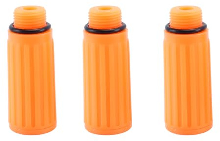 Orivin Bouchon d'huile pour compresseur d'air, lot de 3, 15,5 mm, bouchon de reniflard de remplissage d'huile de rechange pour compresseur d'air standard, jaune