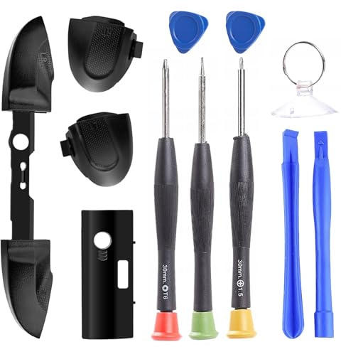Parti Di Ricambio Per Xbox Series X S, Controller Per Xbox Series X, Set Di Strumenti Per Riparazione Controller Xbox, Kit Da 8 Pezzi Con Cacciaviti E Cappucci Colorati, Nero