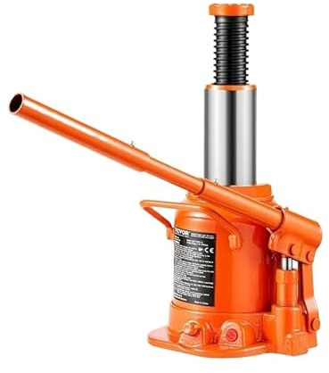 elettrica Jack Cric Idraulico A Bottiglia, Cric A Bottiglia Saldato Da 20/30/50 Tonnellate Con Manico Lungo, Per Auto, Pick-up, Camion, Camper, Riparazione Auto Pompa idraulica elettrica(20 TON)