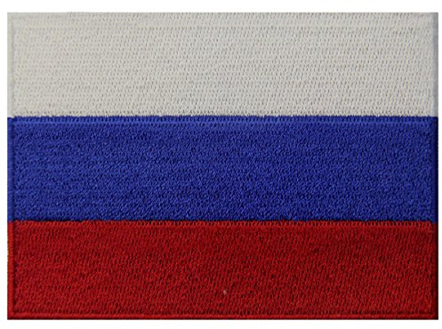 Russland Flagge Russische Föderation Nationales Emblem Bestickter Aufnäher zum Aufbügeln/Annähen