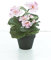 GILDE Kunstblume Geranie im Topf, Blume Dekopflanze,Topfblume (Hellrosa)