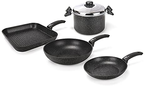 Währung Etnea Topfset Essential Italien, Schwarz