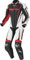 Berik Race-X 1-Teiler Motorrad Lederkombi, schwarz/weiß/rot, 50