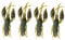 Crayfish Angeln Gummifische Flusskrebs Fischen Köder, 4pcs Silikon weicher Fischen-Langusten Köder Kunstköden Köder für Karpfen Bass Fischen Frischwasser Salzwasser dunkelgrünes(1#-Dunkelgrün)