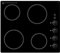 SIA CERH62BL 60cm Black Electric Ceramic Hob, 4 Cooking Zones, Dial Controls, 9 Power Levels, 2 Years Parts and Labour Guarantee
