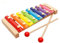 Xrten Spielzeug Xylophon für Kinder aus Holz,Xylophon Glockenspiel mit 2 hölzernen Schlägeln