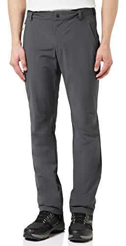 Schöffel Herren Pants Folkstone, leichte Wanderhose mit Stretch-Material, robuste Outdoor Hose mit sportlichem Schnitt, asphalt, 28
