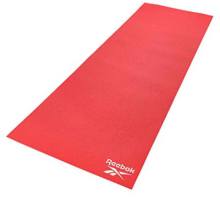 Reebok Yogamatte, Yogamatte rutschfest inklusive Tragegurt in 4mm für die ideale Kombination aus Komfort und Stabilität beim Yoga und Pilates