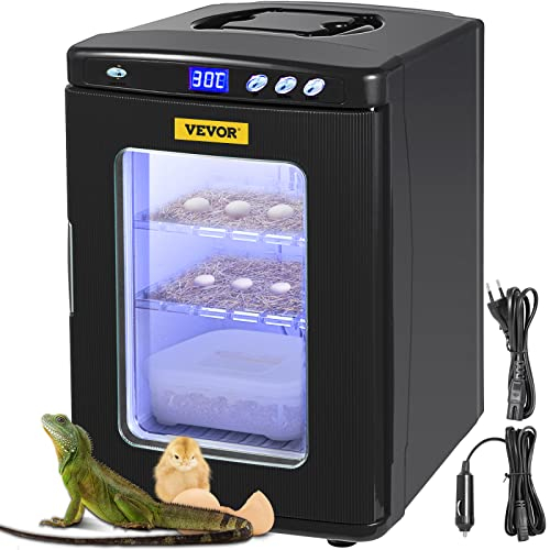 Machabeau Inkubator 5°-60°C (36-140°F), 25 l, automatisches Brutgerät mit konstanter Temperatur für Reptilien oder Amphibien