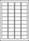 SmithPackaging A4 selbstklebende Adress-Etiketten, 40 Etiketten pro Blatt, 100 Blatt, 45,7 x 25,4 mm, 4000 Etiketten