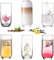 PLATINUX Elegante Trinkgläser aus Glas 360ml (max. 440ml) Set 6 Teilig Wassergläser Saftgläser Longdrinkgläser Trinkglas