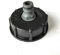 1pc Raccord S60x6 avec Embout Male 1/2 pour cuve 1000L Mamelon embout raccord Rapide et Joints, pour cuve 1000 litres IBC