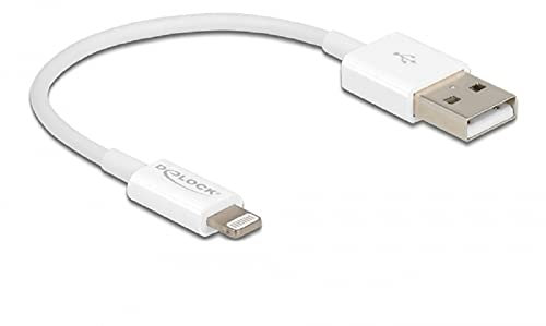 DeLOCK 83001 câble USB 0,15 m USB 2.0 USB A Micro-USB B/Lightning/Apple 30-pin Blanc
