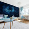 Wallepic Vlies Fototapete Natur Himmel Nacht Kosmos Weltall 520 x 318 Moderne Tapete XXL Nacht Sterne Galaxie Wohnzimmer Schlafzimmer Büro Flur Mehrfarbig Abstrakt Br. 520 cm x Hö. 318 cm