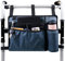 Jetcloud Walking Frame Bag with Cup Holder Large Capacity Walker Basket Folding Double Side Rollator Wheelchair Organizer Pouch Acessories Tote(blue)
