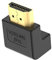 VCELINK 8K Adaptador HDMI 270 Grados Chapada en Oro Adaptador HDMI 2.1 Curvo Conector Codo HDMI Acodado para HDTV, Switch, Laptop, PS4, Xbox