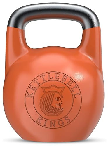 Kettlebell Kings | 33mm Competition style Kettlebell Weights For Women & Men | Designed For Comfort in High Repetition Workouts | Superior Balance For Better Workouts (28KG)