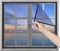 Fliegengitter Fenster Insektenschutz ohne Bohren Moskitonetz Dachfenster Fliegenschutzgitter für Innen und Außen 70x135cm