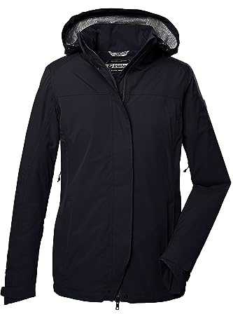 Killtec Damen Kos 11 Wmn Jckt Funktionsjacke/Outdoorjacke mit abzippbarer Kapuze