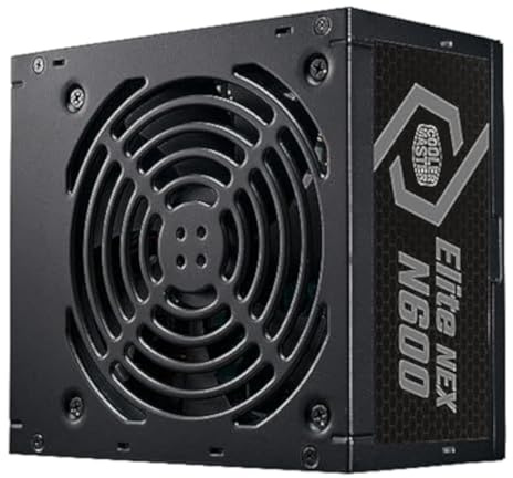 Cooler Master PC und Laptops Marke Modell Elite NEX N600 240V 600W 120mm-Lüfter Aktiv-PFC PSU-Nicht modular