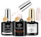 Modelones Pink Builder Gel with Nail Primer& Nail Dehydrator Set, Professional Nail Superior Bonding Primer Gel Builder for Nails, Hard Gel Strengthener Extension Builder Gel in a Bottle Gel Polish