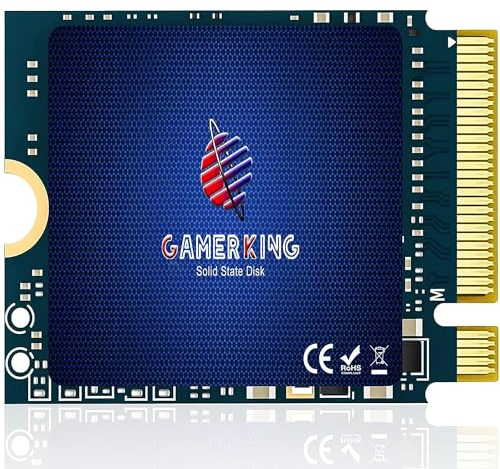 Gamerking SSD 2TB M.2 2230 NVMe PCIe Gen 4.0X4 Internal Hard Drive for Gamers, Solid State Drive Compatible with Steam Deck Microsoft Surface pro 7/pro 8+/pro X/Laptop Go/Laptop3/Laptop4 GPD Ultrabook