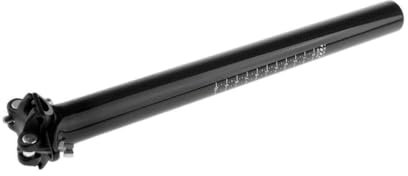 Guangcailun Universal Alloy Carbon Made Sattelstütze Einfache Installation Leichte Stabile Fahrrad Alloycarbon Sattelstütze Fahrrad Sattelstütze, Schwarz, 31.6–350 mm