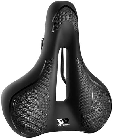 Bikesattel - Premium Universal Sattel Cloud Comfort Pro Fahrradsattel - Weicher Memory Foam, Federung, Universell für City-/Mountain-/Rennrad, Komfort für Männer, Frauen, Kinder