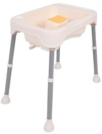 Tragbares Haarwaschbecken mit Ablaufschlauch, Höhenverstellbares, Leichtes Waschbecken für ältere Menschen, Behinderte, Schwangere, Verletzte, Bettlägerige, Behinderte,