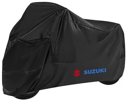 HJKJNBF Housse de Moto, pour Suzuki GSX-S750 GSX-S1000 GSX-S1000F gsx-s1000gt GSXS1000 GT GSXS 750 1000 GT Protection Pluie poussière UV Contre Poussière Neige Vent Bâche Housses Anti,XL