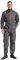 CHICTRY Men's Coverall Jumpsuit Overall Workshop Clothing Engineering Factory Boiler Suit Workwear Gray 185/3XL