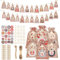 24 Geschenksäckchen 2024 Rituals Adventskalender zum Befüllen zum Selber Tüten Befüllen Kinder Stoff Selbstgemachter Adventskalender Säckchen