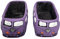 Divas World Sukkulenten-Pflanzgefäß in Retro-Busform, kreativer Mini-Bus, Garten, Terrasse, Innen- und Außendekoration, in Lila und Gelb für kleine Pflanzen, Kaktus (Violett, 2 Stück, Bus-Pflanzgefäß,