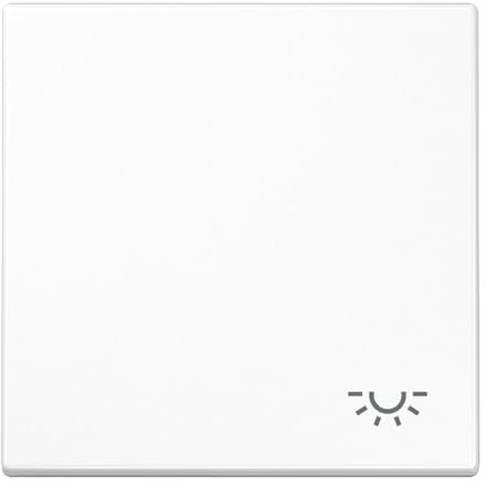 JUNG LS990LWW Wippe mit Symbol Licht Alpinweiß Serie LS