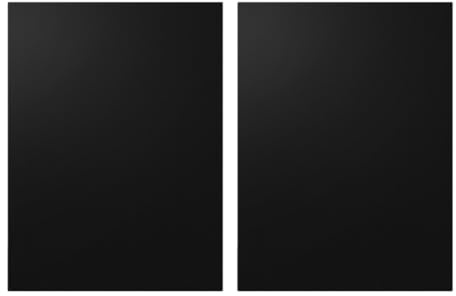 Grillmatte 2 Stück 40x50cm aus Glasfaser, Schwarz | Antihaft und Hitzebeständig, Spülmaschinengeeignet, für Kochen und Outdoor Barbecue