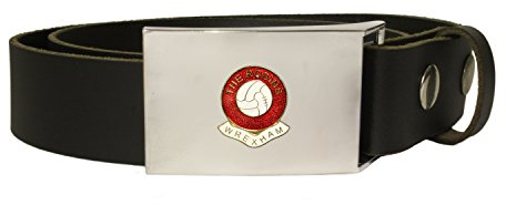 Wrexham football club leather snap fit belt