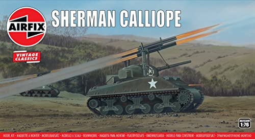 Airfix A02334V Sherman Calliope Military Vehicles, 1: 76 Scale