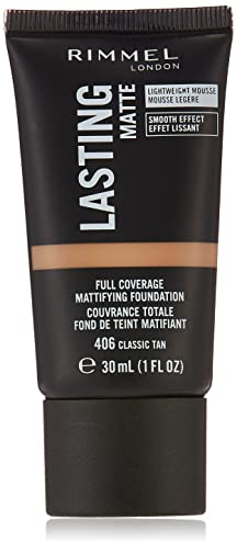 Rimmel Lasting Matte Foundation - 406 Classic Tan