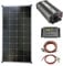 solartronics Komplettset 1x130 Watt Solarmodul 600 Watt Wandler Laderegler Photovoltaik Inselanlage
