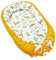 PIMKO Babynest Babynestchen für Baby Kuschelnest 2-seitig Babykokon für Säuglinge und Neugeborene Babynestchen 100% Baumwolle nestchen geeignet für Zuhause 55 x 90 cm (Honey)