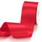 IHKFILAN Satinband, in Hot Red (50 mm x 22.86 m), matt glänzendes Geschenkband, edles Schleifenband zum Dekorieren & Basteln, zum Einpacken besonderer Geschenke, für Hochzeiten, Taufen, uvm