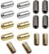Hezhou 16 Stück Metallkapsel Schnürsenkel Schnalle Metall Elastische Schnürsenkel Verschlüsse Metallverschluss Lazy Laces Schnalle Schnürsenkel Verschlüsse Kapselverschluss Schnallen 4 Farben